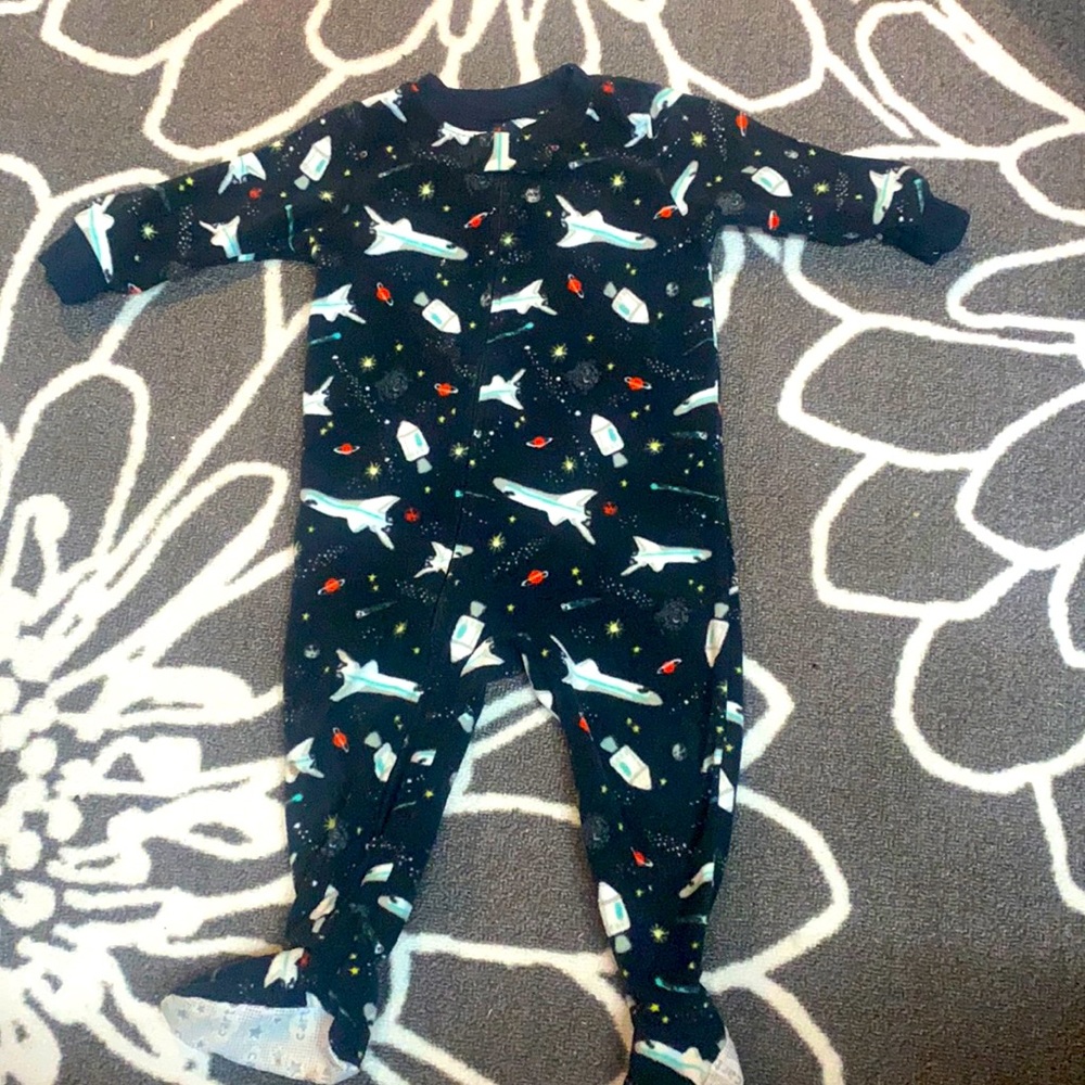 12 month Carter’s flannel sleeper